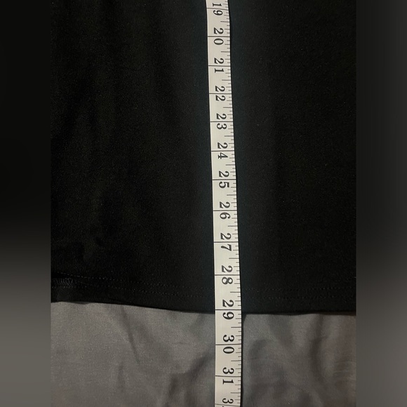 Shein Curve black dress with silver straps and accents. - Picture 7 of 8